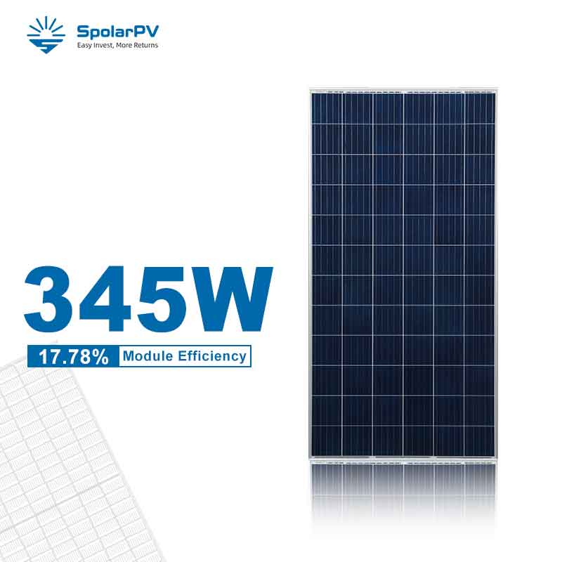 72-cell solar panel for commercial use