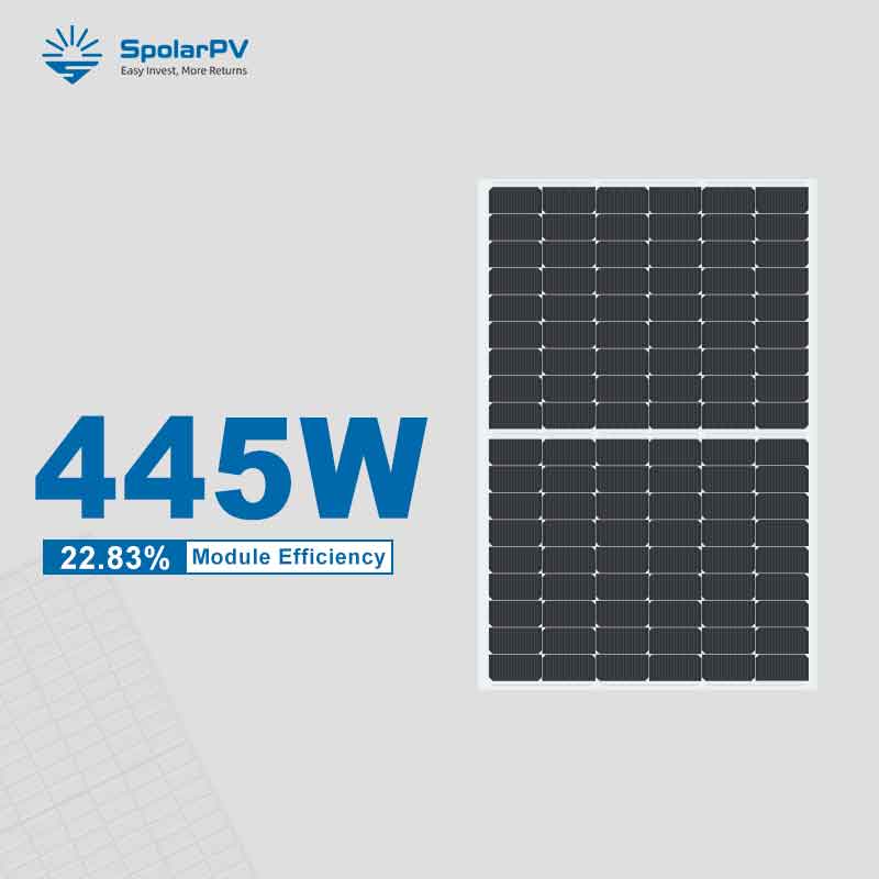 transparent solar module 445w for balcony