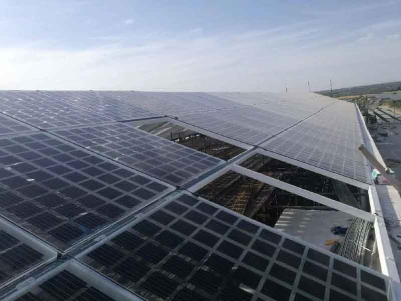 SpolarPV Case 180KW Solar System Transparent Module 202111