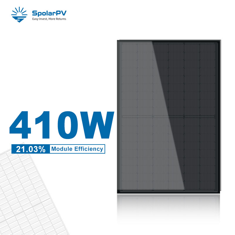 410 full black solar module high load