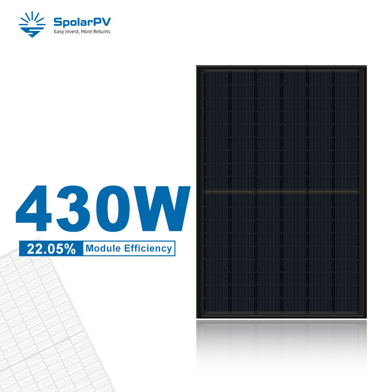 SPV445-TM10-108 420~445w Ultra-black TOPcon Solar Panel