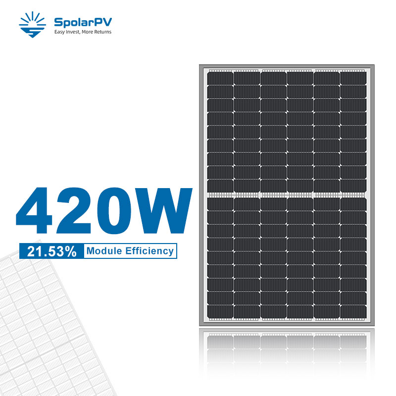 420w regular solar panel for ground solar system