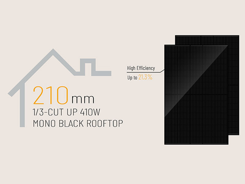 410W solar module with 210mm cell is ready to sell