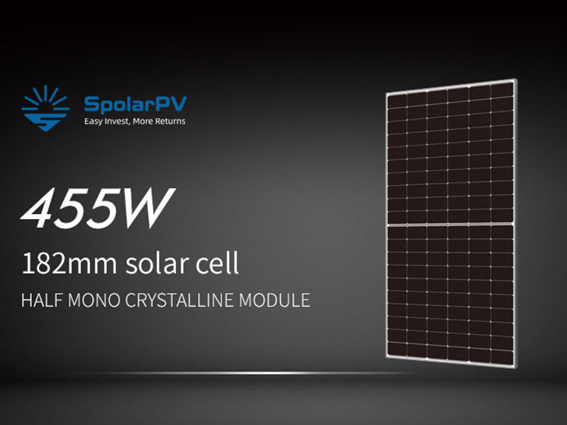 455W and 550W solar modules in EU warehouse