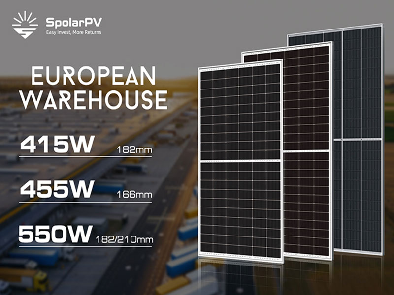 Available module stock in European warehouses