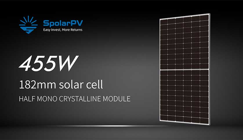 455w 182mm solar panel 