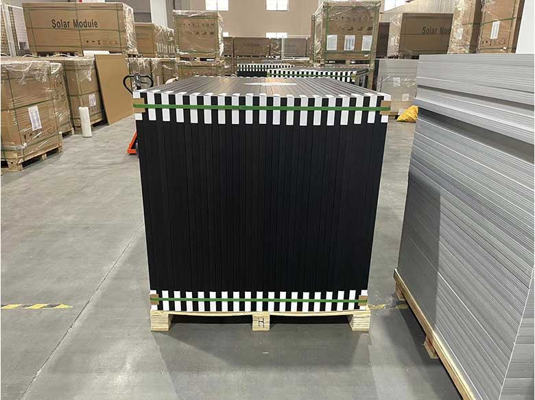 Full black 410W solar panel