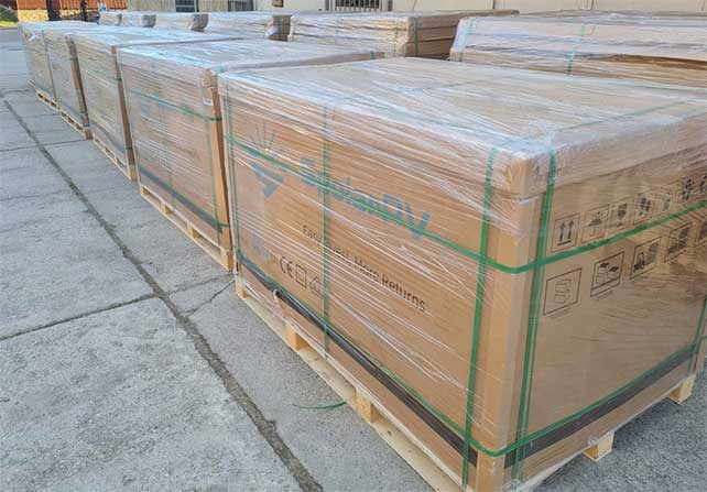 half-cell solar panel 375w Packing