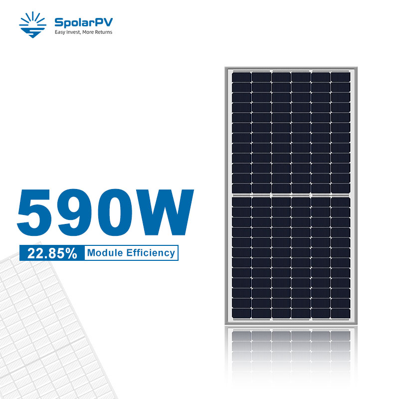 590w solar Module high efficiency