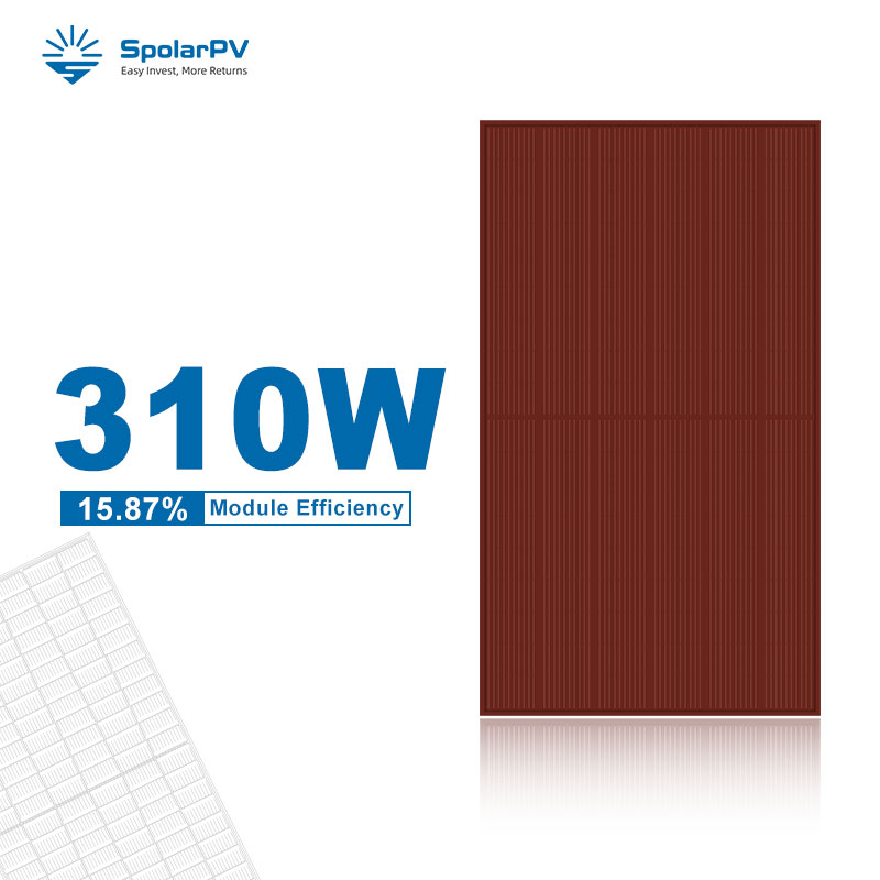 BIPV 310w red spolarpv